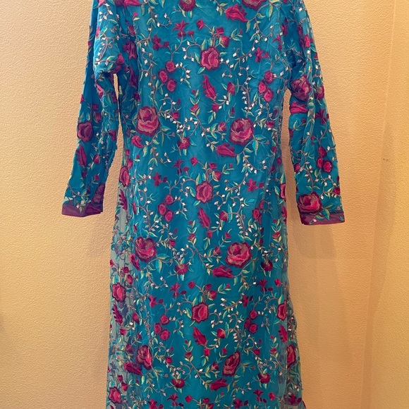 Beautiful 3 piece Salwar kameez dupatta set chest size 36/38 or US size Medium - Picture 2 of 4